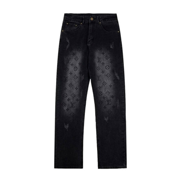 Black print Lv jeans 13 styles